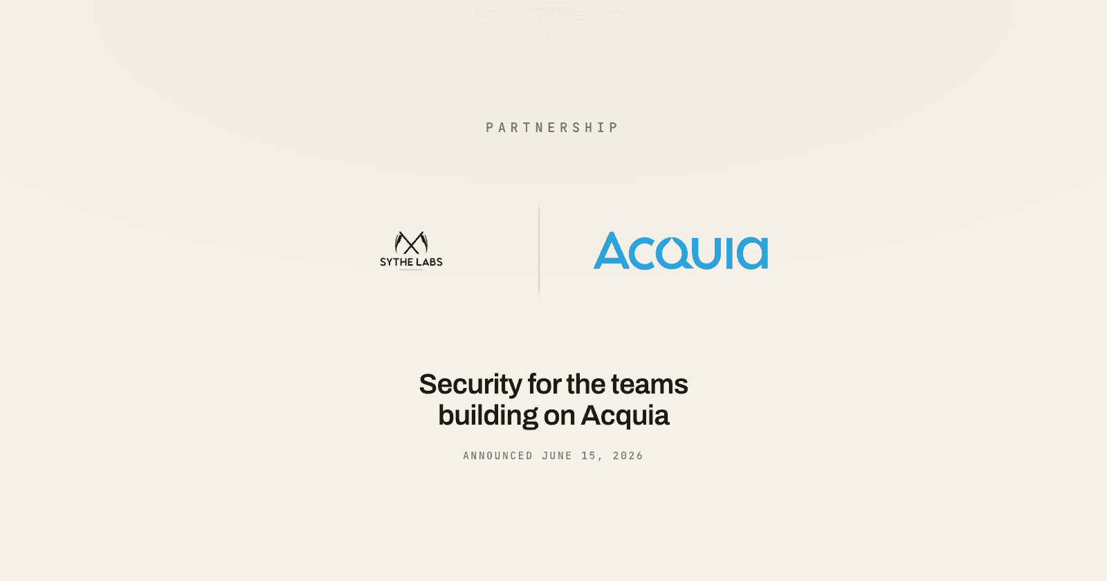 Sythe Labs Joins the Acquia Partner Program